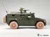 E.T. Model P35-154 Russian GAZ-233014 STS TIGER Armored High-Mobility Vehicle Sagged Wheels For Meng Kit 1/35